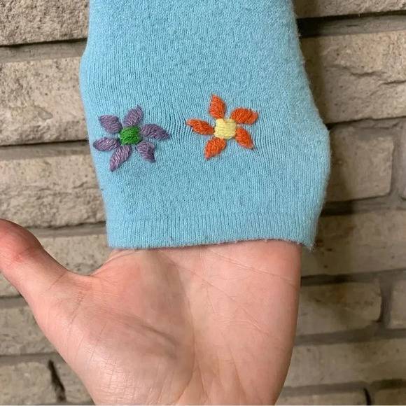 Vintage Floral Embroidered Sweater - Picture 3 of 8